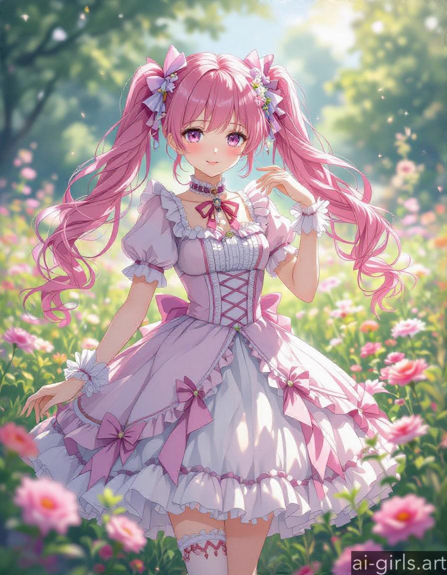 Twin tails Girls