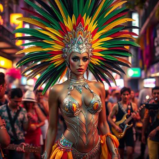 AI girls at the Rio de Janeiro carnival