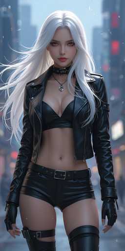Cyberpunk Woman iPhone Wallpapers