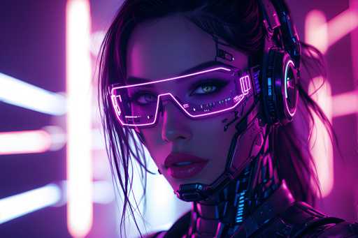 Cyberpunk Woman iPhone Wallpapers